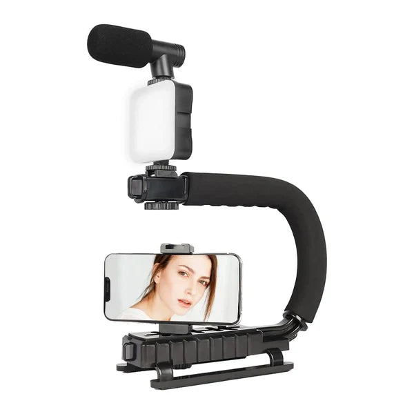 TECHBLAZE AY-49U U Shaped Video Making Handheld Stabilizer Kit Camera Gimbal for Outdoor Videography Portable Video Camera Accessories C Shape Stabilizer for DSLR Mobile Phones DV TECHBLAZE AY-49U U Shaped Video Making Handheld Stabilizer Kit Camera Gimbal for Outdoor Videography Portable Video Camera Accessories C Shape Stabilizer for DSLR Mobile Phones DV